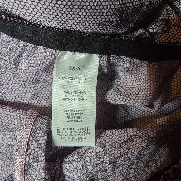 Elegant Lace Skirt Set in Gray and Pink - Picture 5 of 11